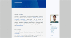 Desktop Screenshot of konradvoelkel.com